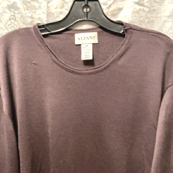 MEN ALFANI ITALIAN-MADE MERINO WOOL BL SWEATER SZ XXL